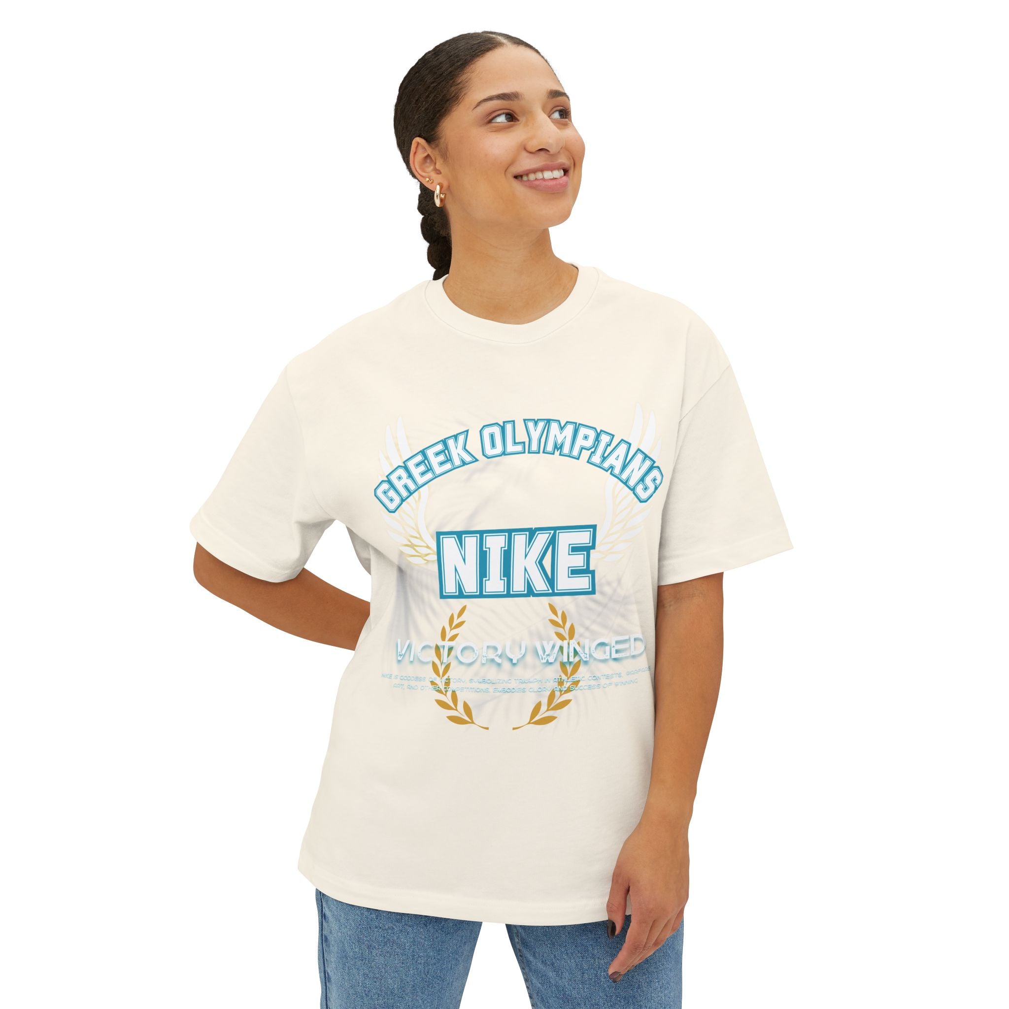 Nike Mythology Graphic Tee — Greek Pantheon Inspired Design