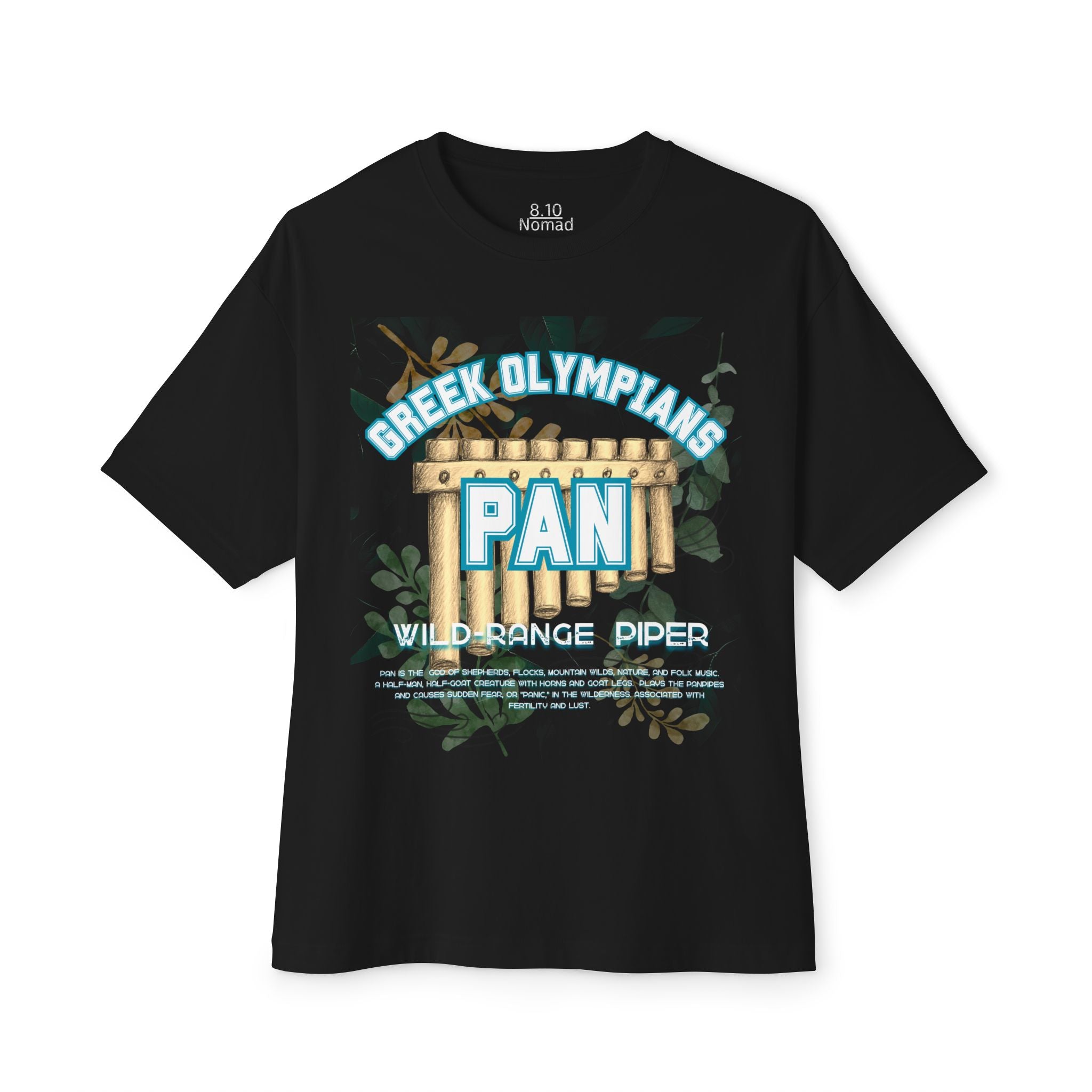 Pan Mythology Graphic Tee — Greek Pantheon Inspired Design