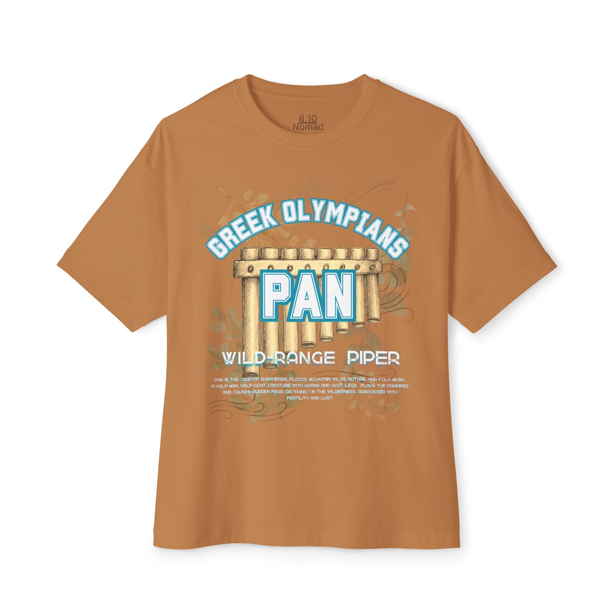 Pan Mythology Graphic Tee — Greek Pantheon Inspired Design