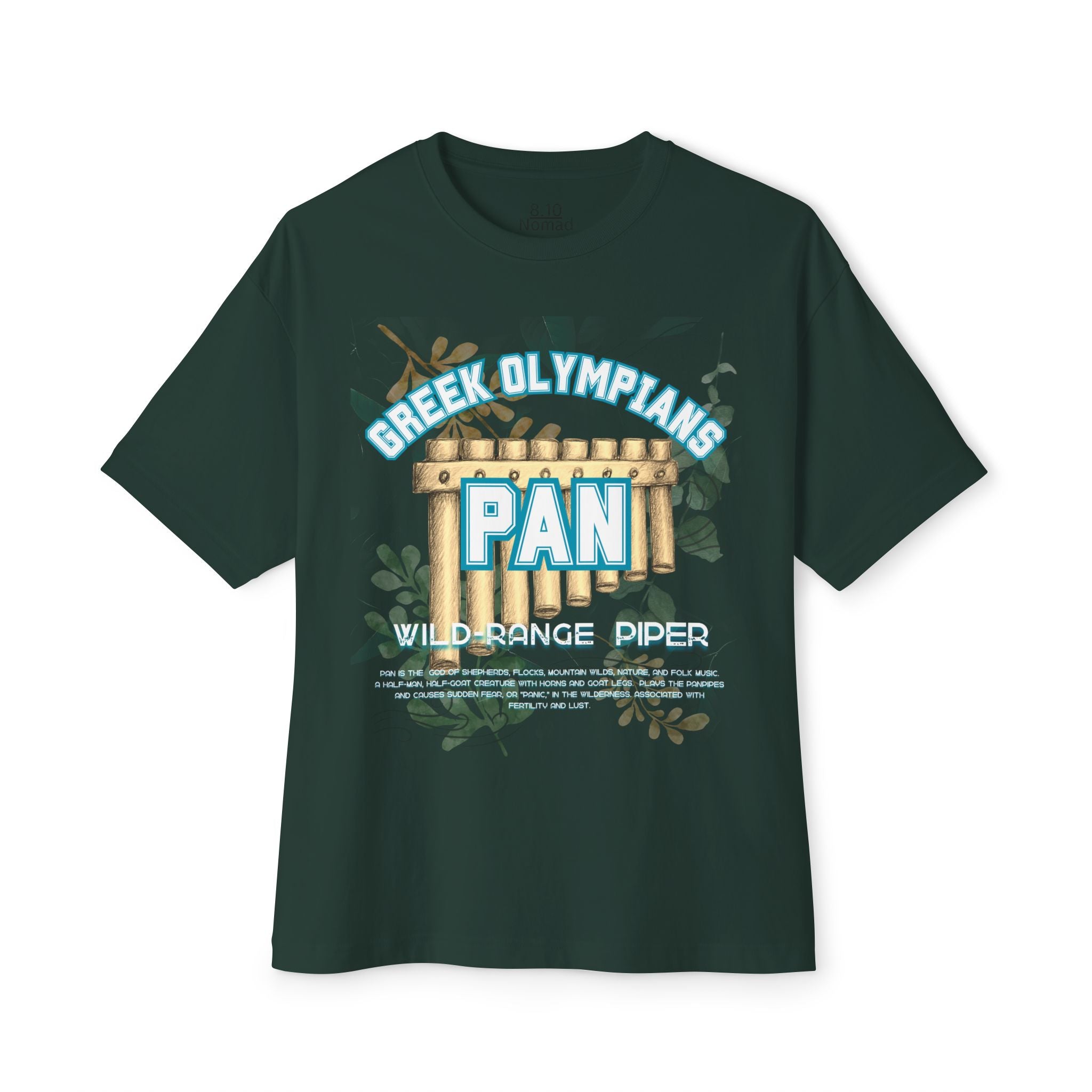 Pan Mythology Graphic Tee — Greek Pantheon Inspired Design