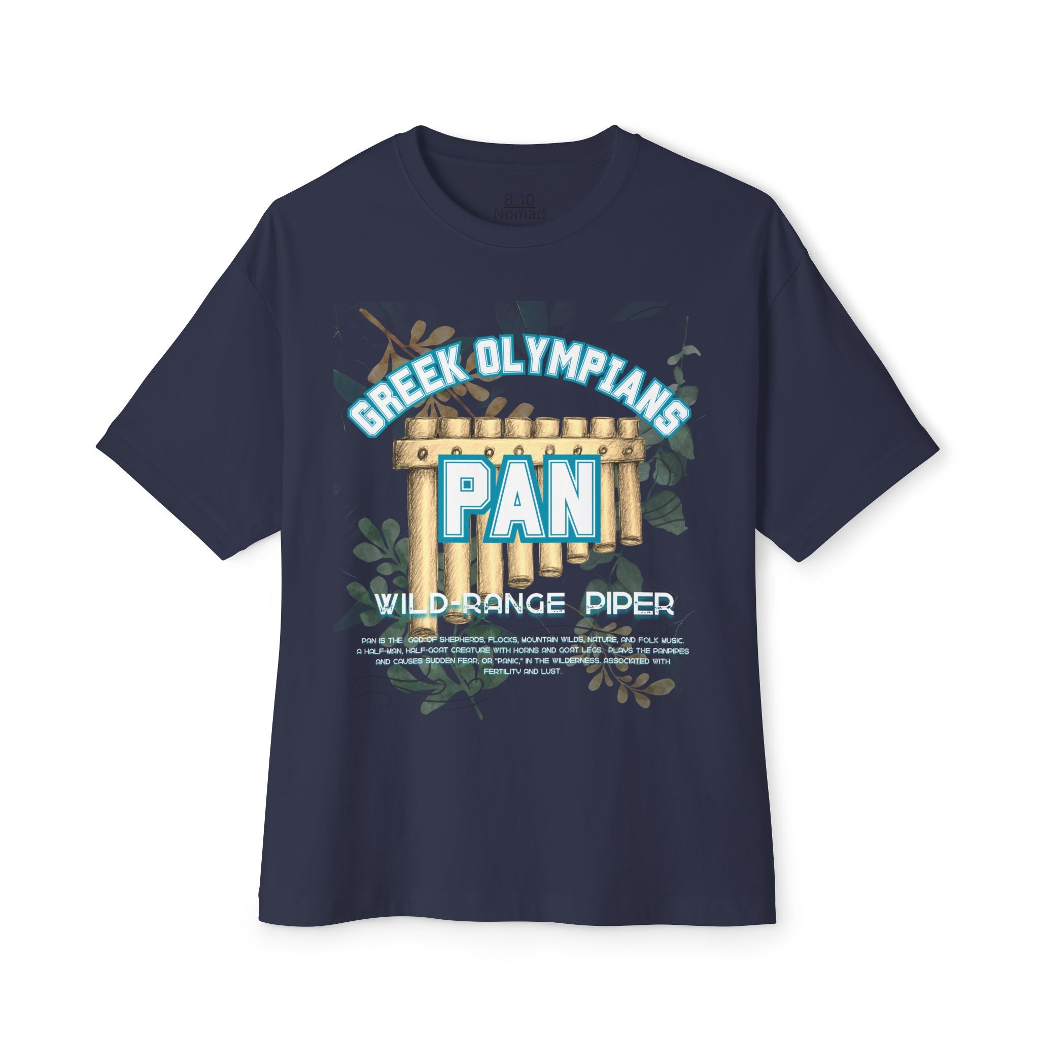 Pan Mythology Graphic Tee — Greek Pantheon Inspired Design