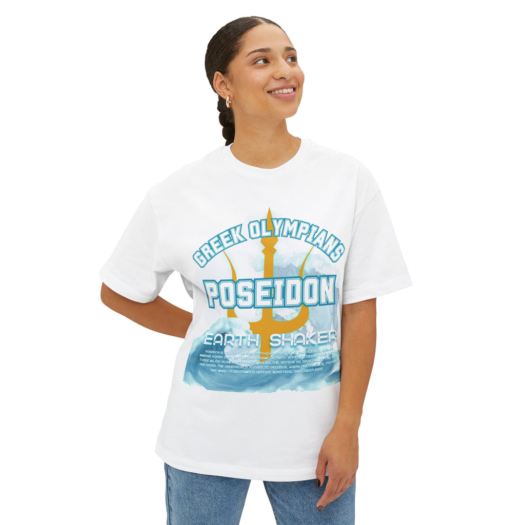 Poseidon Mythology Graphic Tee — Greek Pantheon Inspired Design