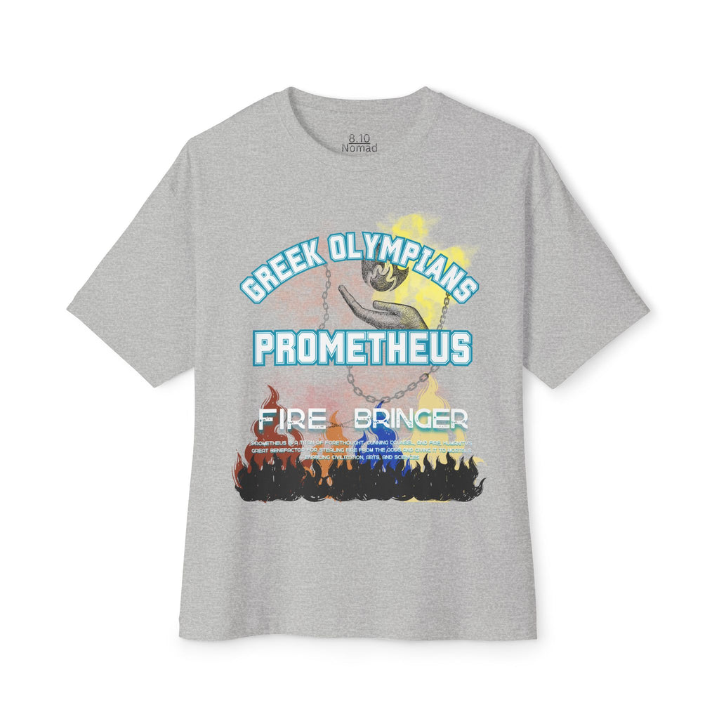 Prometheus Mythology Graphic Tee — Greek Pantheon Inspired Design
