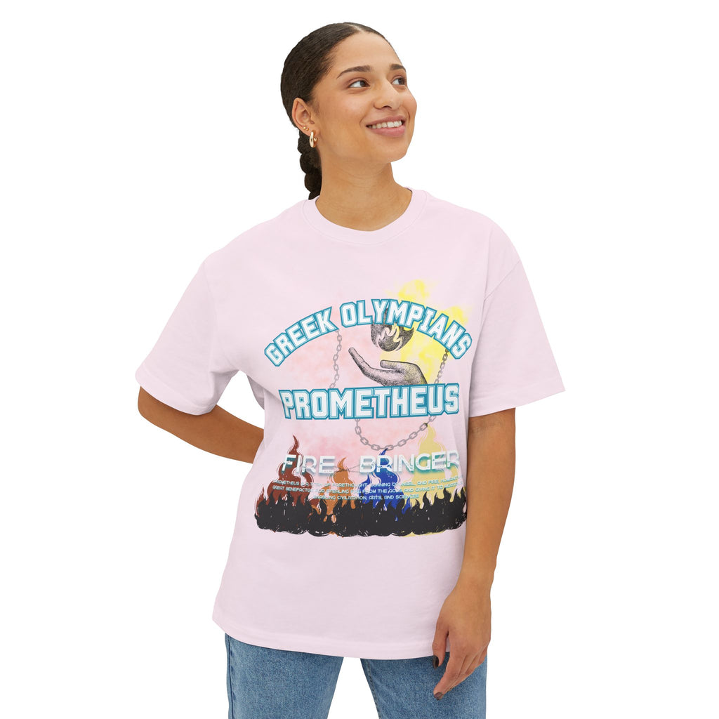 Prometheus Mythology Graphic Tee — Greek Pantheon Inspired Design