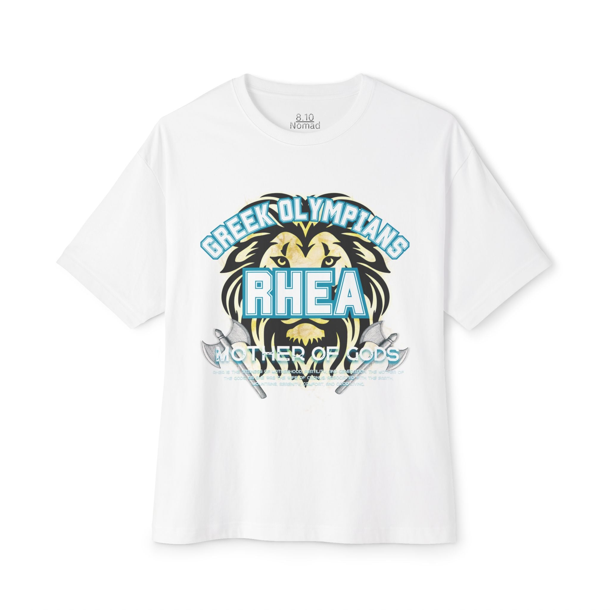 Rhea Mythology Graphic Tee — Greek Pantheon Inspired Design