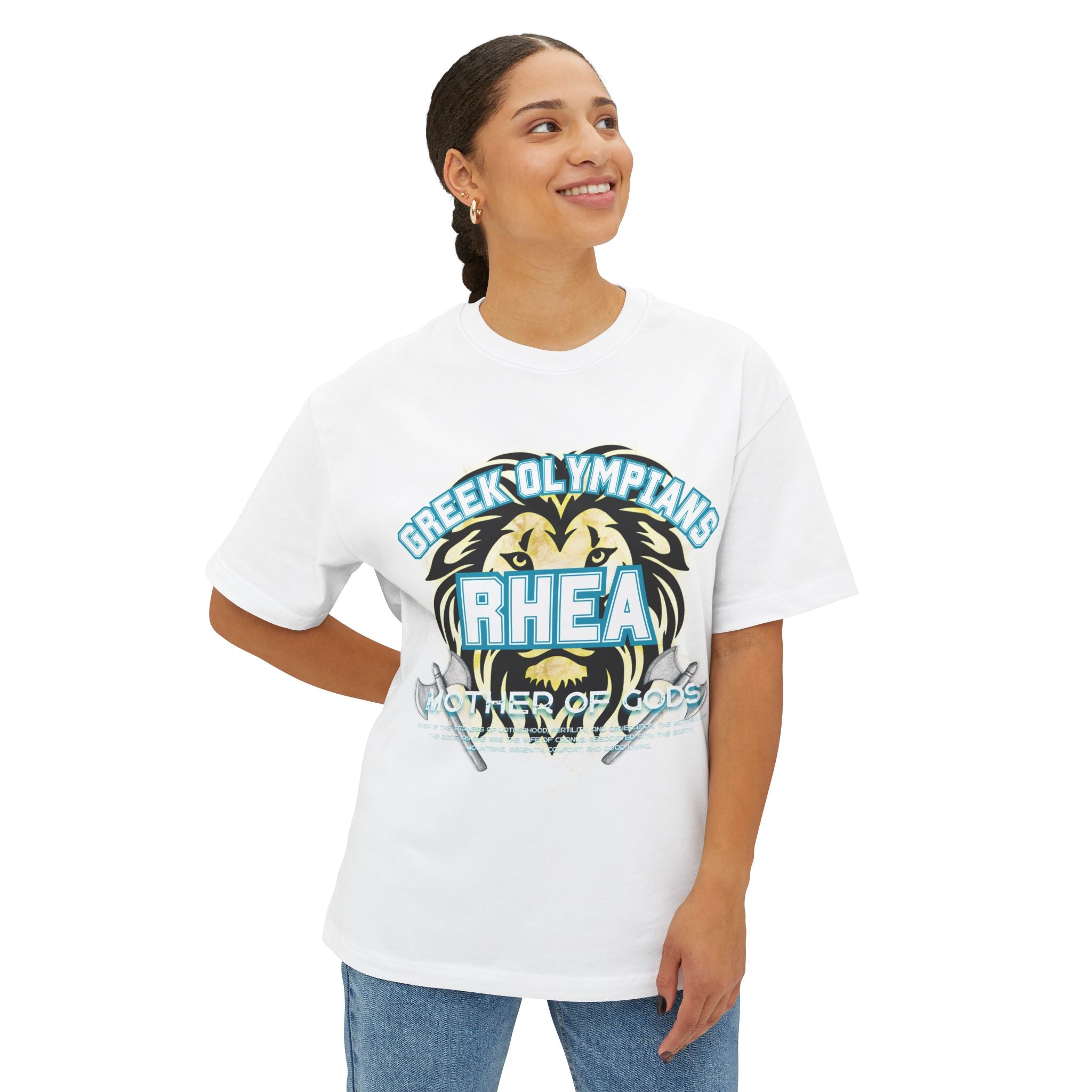 Rhea Mythology Graphic Tee — Greek Pantheon Inspired Design