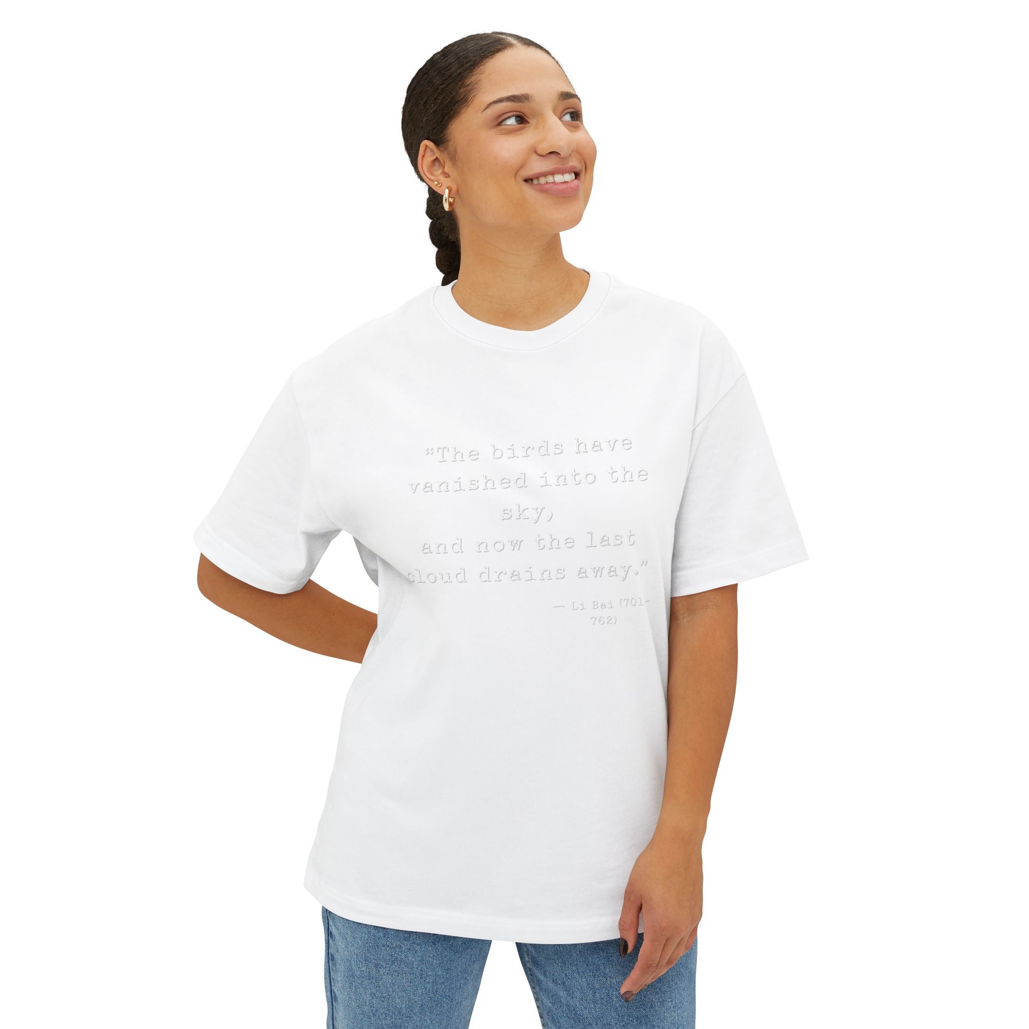 Tranquil Sky Tee - 8.10 Nomad Graphic Tee for Peaceful Reflection