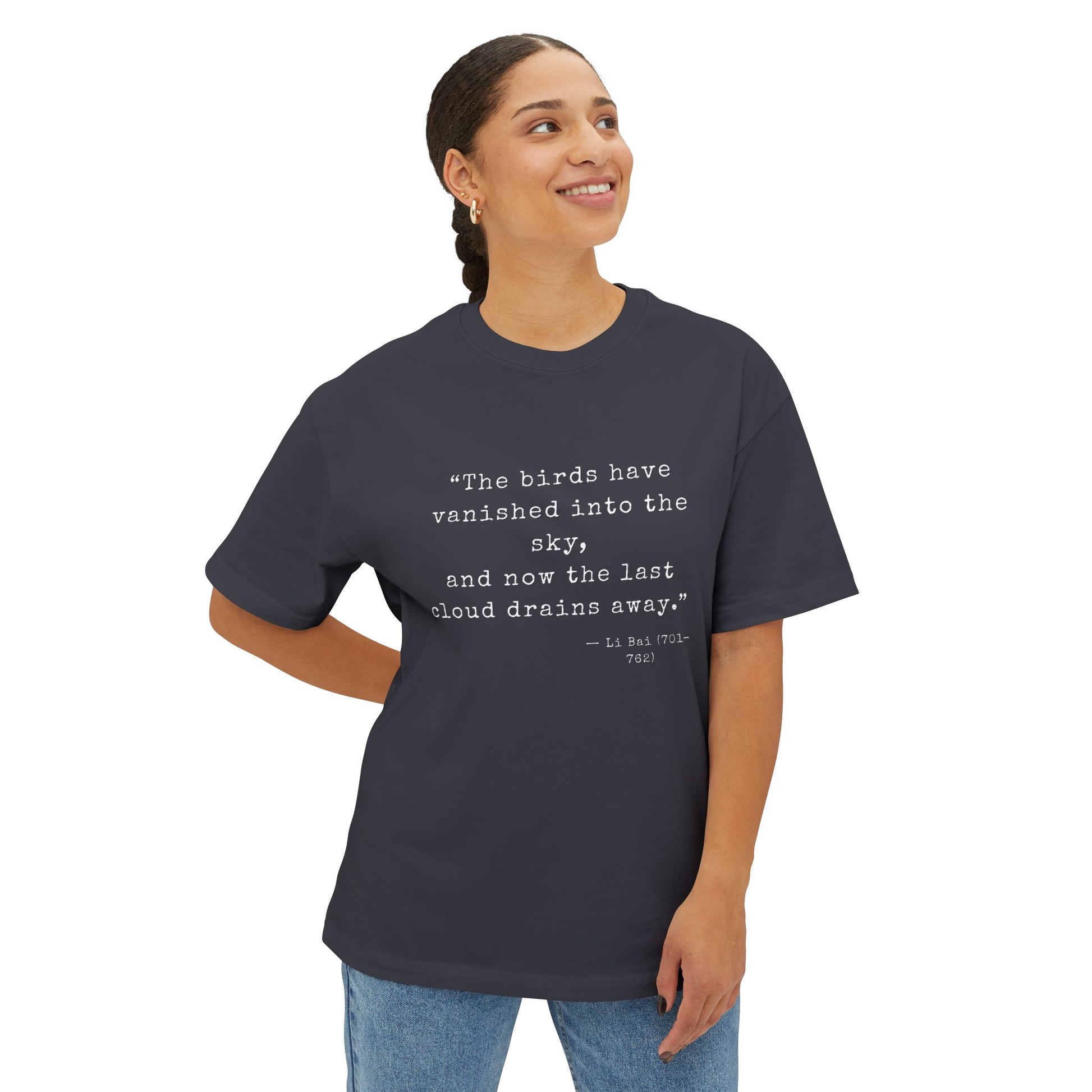 Tranquil Sky Tee - 8.10 Nomad Graphic Tee for Peaceful Reflection