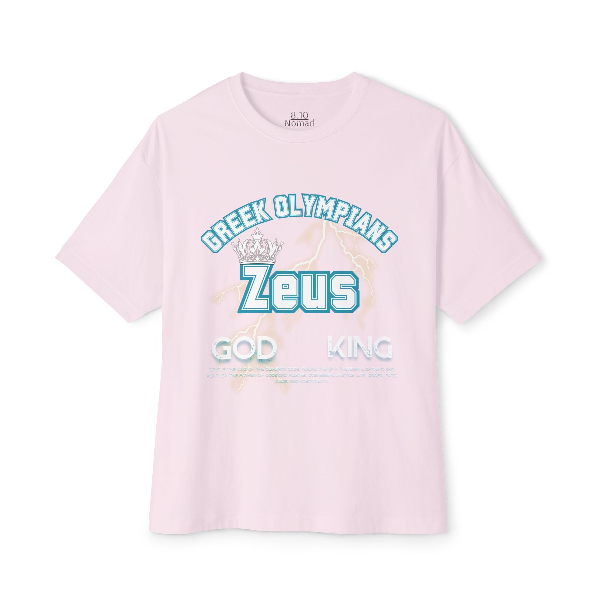 Zeus Mythology Graphic Tee — Greek Pantheon Inspired Design