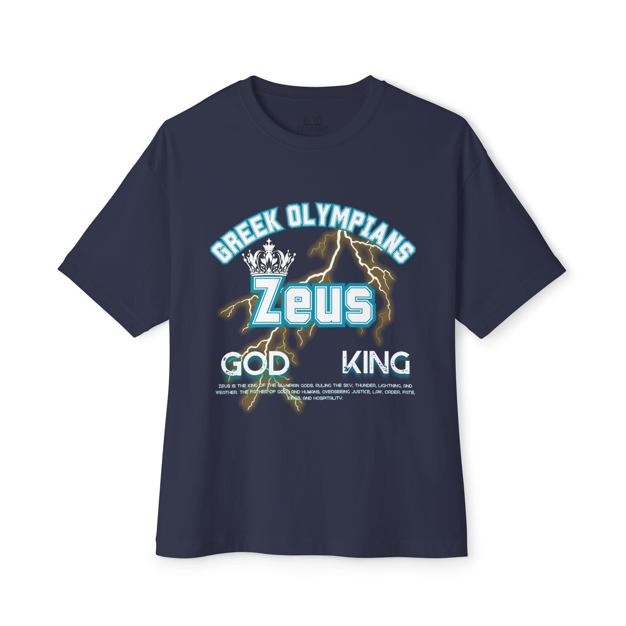 Zeus Mythology Graphic Tee — Greek Pantheon Inspired Design